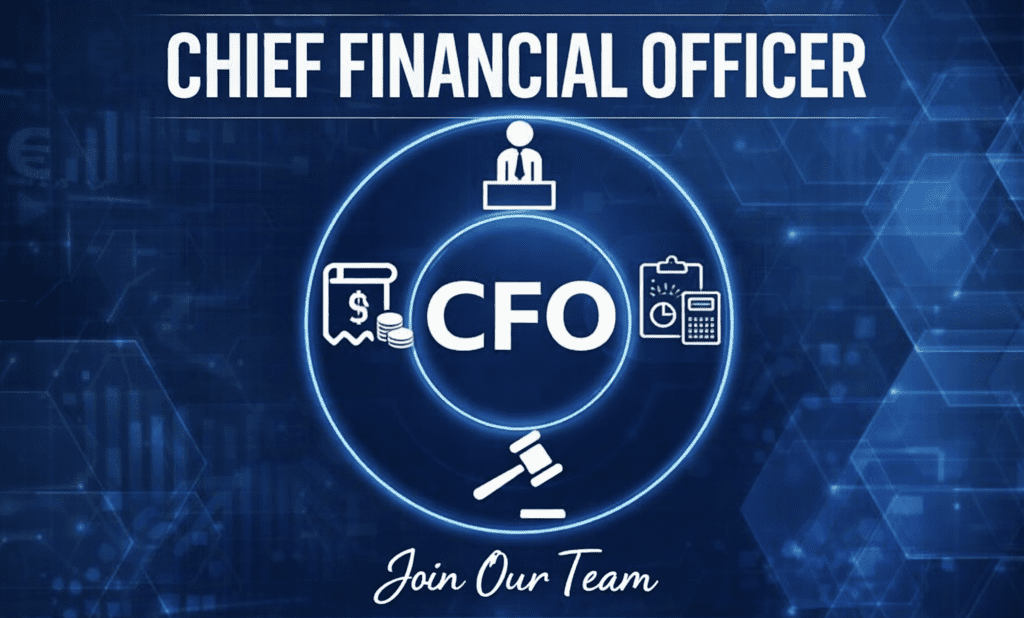 We are Recruiting for a Chief Financial Officer