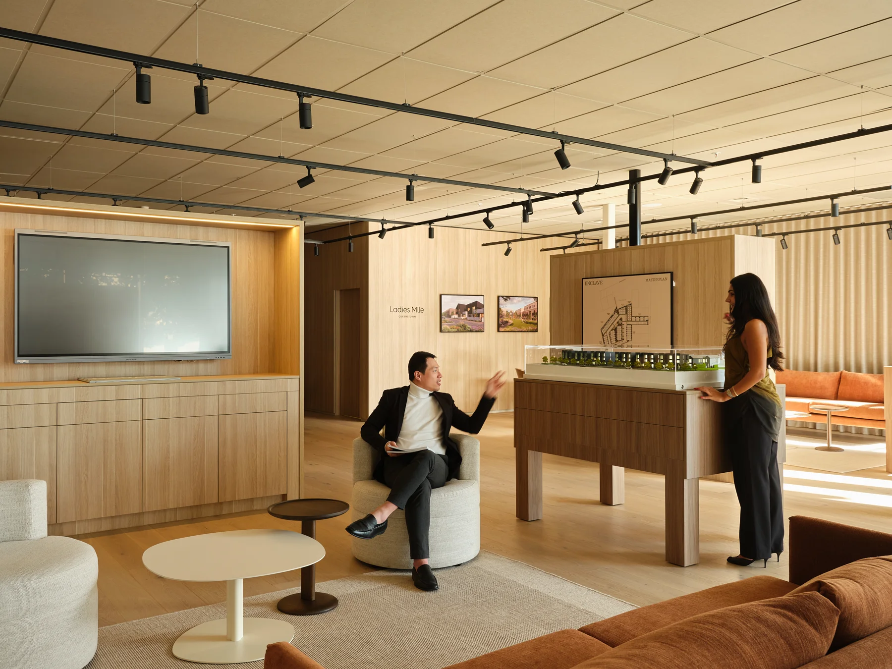 Explore architectural models and project displays